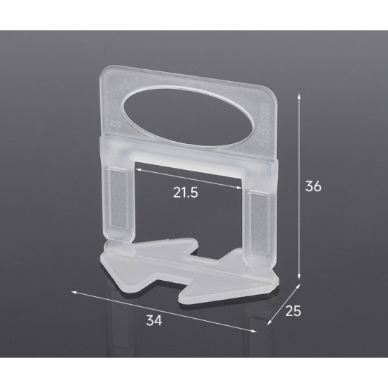 Κλιπ τοποθέτησης πλακιδίων TOOL-0029, 1.5mm, 100τμχ