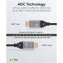 GOOBAY καλώδιο HDMI 2.1 76277 με Ethernet, AOC, 8K/60Hz, 48 Gbps, 40m, μαύρο