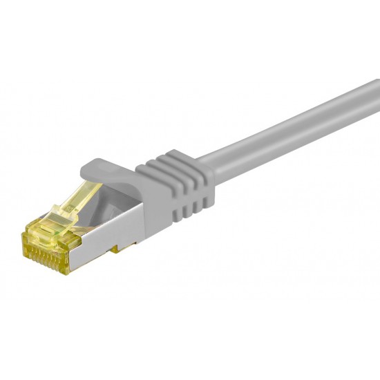 GOOBAY καλώδιο δικτύου 91567, CAT 7 S/FTP, copper, 500MHz, 0.25m, γκρι