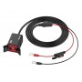 LDNIO φορτιστής μοτοσυκλέτας C108 με καλώδιο, USB/USB-C, 60W, μαύρος