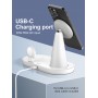 LDNIO ασύρματος φορτιστής WL01 με LED φωτισμό, 3 σε 1, 15W, λευκός