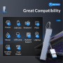 ORICO USB hub AH-A13, 4x θυρών, USB 3.0, 5Gbps, USB σύνδεση, γκρι
