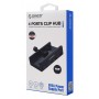 ORICO USB hub MH4PU-P με σφιγκτήρα, 4x θυρών, 5Gbps, USB σύνδεση, ασημί
