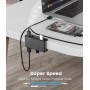 ORICO USB hub MH4PU-P με σφιγκτήρα, 4x θυρών, 5Gbps, USB σύνδεση, μαύρο