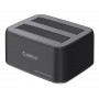 ORICO docking station για 2.5" ή 3.5" SATA HDD/SSD 6829C3-V1, 2 θέσεων, 5Gbps, μαύρο