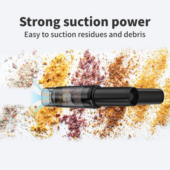 KINZIR 2 σε 1 σκουπάκι χειρός & air duster AD51, 180W, 4000mAh, μαύρο