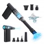 KINZIR 2 σε 1 σκουπάκι χειρός & air duster AD51, 180W, 4000mAh, μαύρο