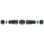 POWERTECH αδιάβροχος σύνδεσμος RJ45 CAB-N427, CAT 6, IP68, μαύρος