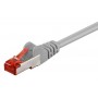 GOOBAY καλώδιο δικτύου 50886, CAT 6 S/FTP, copper, 250MHz, 1m, γκρι
