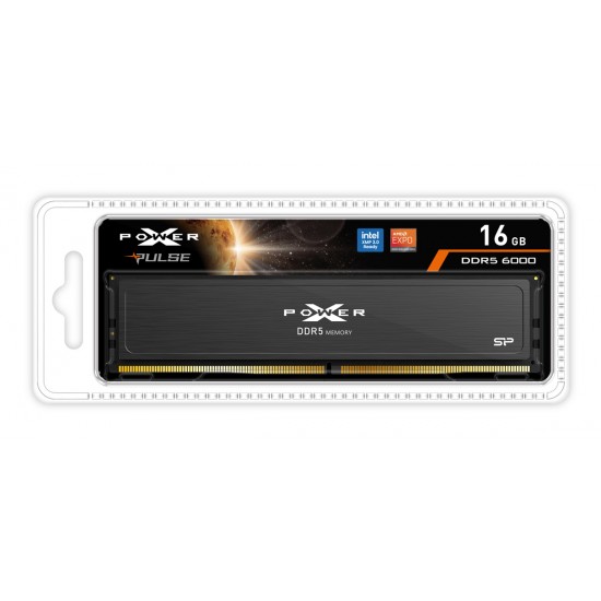 SILICON POWER μνήμη DDR5 UDIMM XPOWER Pulse, 16GB, 6000MHz, CL36