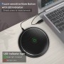CMTECK επιτραπέζιο μικρόφωνο M003, omnidirectional, USB, μαύρο