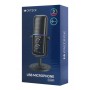 CMTECK επιτραπέζιο μικρόφωνο XM600, omnidirectional/καρδιοειδές, USB, RGB LED, μαύρο