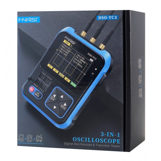 FNIRSI 3 σε 1 παλμογράφος/signal generator/transistor tester χειρός DSO-TC3, επαναφορτιζόμενο