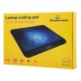 POWERTECH Βάση & ψύξη laptop PT-740 έως 15.6", 125mm fan, LED, μαύρο