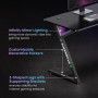 BRATECK gaming γραφείο GMD14-1 με RGB φωτισμό, 120x60x75cm, μαύρο