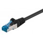 GOOBAY καλώδιο δικτύου 93685, CAT 6A S/FTP, 500MHz, Copper, 1m, μαύρο