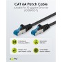 GOOBAY καλώδιο δικτύου 93664, CAT 6A S/FTP, 500MHz, Copper, 0.5m, μαύρο
