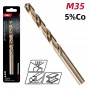 DELI τρυπάνι DH-MHZ100-E2 για μέταλλο, M35 HSS 5% κοβαλτίου, DIN 388, 10x133mm, κυλινδρικό