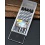 DELI σετ τρυπάνια DH-BWZ012-E1 για τοίχο/μέταλλο/ξύλο, 45# YG6X, 12x120mm, τρίπλευρο, 5τμχ