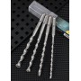 DELI σετ τρυπάνια DH-YCZ004-WD1 για τοίχο, 40Cr YG8, 6/8/10/12x160mm, SDS Plus, 4τμχ