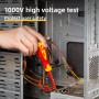 DELI κατσαβίδι σταυρωτό ηλεκτρολόγου DL518150, μαγνητικό, PH3x150mm, VDE 1000V