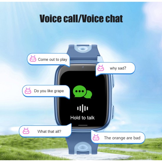 INTIME GPS smartwatch για παιδιά IT-074, 1.83", κάμερα, 4G, IPX5, μαύρο
