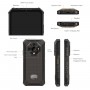 ULEFONE smartphone Armor X16 Pro, 6.56", 8/256GB, 5G, 10360mAh, IP68/IP69K/MIL-STD-810H, μαύρο