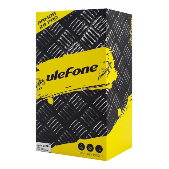 ULEFONE smartphone Armor 28 Pro, 6.67" & 1.04, 16/512GB, 5G, 10600mAh, IP68/IP69K/MIL-STD-810H, μαύρο