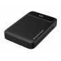 POWERTECH power bank με καλώδια και οθόνη PT-1417 10000mAh, 22.5W, μαύρο