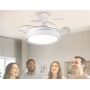 BRUNO ανεμιστήρας οροφής με LED φως BRN-0227, AC 82W, 42", Φ107x35cm, λευκός