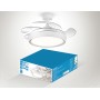 BRUNO ανεμιστήρας οροφής με LED φως BRN-0227, AC 82W, 42", Φ107x35cm, λευκός