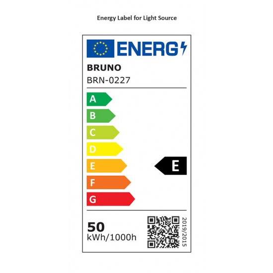 BRUNO ανεμιστήρας οροφής με LED φως BRN-0227, AC 82W, 42", Φ107x35cm, λευκός