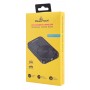 POWERTECH power bank με οθόνη PT-1416, 10000mah, magnetic wireless, 22.5W, μαύρο
