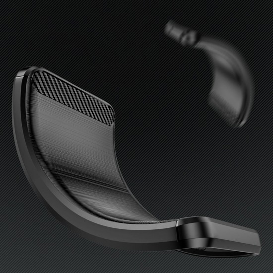 POWERTECH Θήκη Carbon MOB-2009 για Samsung S25 Edge, μαύρη