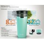 BRUNO θερμός BRN-0071, με κλείδωμα, anti-slip, 400ml,γαλάζιο