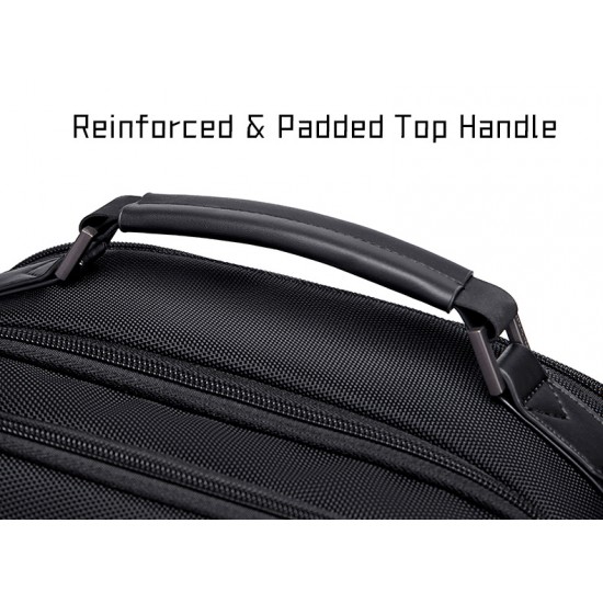ARCTIC HUNTER τσάντα πλάτης B00492-1 με θήκη laptop 15.6", 22L, μαύρη