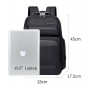 ARCTIC HUNTER τσάντα πλάτης B00492-1 με θήκη laptop 15.6", 22L, μαύρη