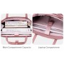 CHANTRIA γυναικεία τσάντα ώμου CB00789 για laptop 15.6", 12L, μωβ
