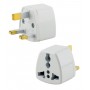 POWERTECH αντάπτορας ρεύματος από UK σε universal PT-368, 13A, copper, λευκός
