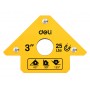 DELI μαγνητική γωνία συγκόλλησης DL-HDW25 με 45°/90°/135° γωνίες, 3", 11kg
