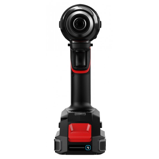 DELI παλμικό κατσαβίδι μπαταρίας DE-QZ20-1D2, Brushless, 20V, 2x 2Ah, 200N.m