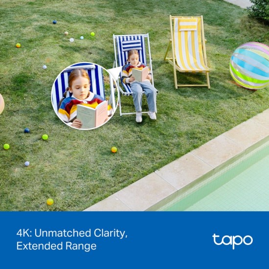 TP-LINK smart camera Tapo C560WS, 4K, IP66, Wi-Fi 6, two-way audio, Ver. 1.0