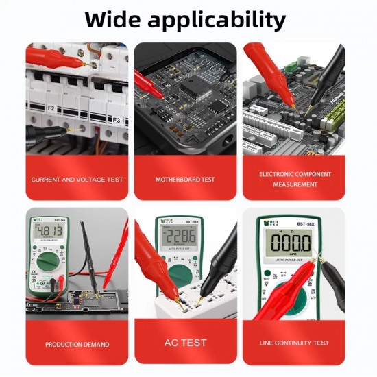 BEST ακροδέκτες πολυμέτρου BST-951-JP, CAT III 2000V 20A