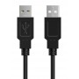 CABLETIME καλώδιο USB 2.0 C161-AMAM, 480Mbps, 0.5m, μαύρο