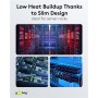 GOOBAY καλώδιο δικτύου 74241, CAT 6A U/UTP, ultra slim, copper, 500MHz, 10m, μαύρο
