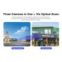 VSTARCAM smart ηλιακή κάμερα BG621TR, triple lens, 3MP, 4G, SD, PTZ, IP66