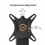 POWERTECH βάση γραφείου οθόνης PT-1449 με βάση mini PC, 17-32", έως 8kg