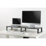 BRATECK επιτραπέζια βάση για 2x οθόνες/laptop STB-112, 13-32", έως 20kg, μαύρη