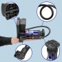 ALCA τρόμπα ποδιού 201300 με μανόμετρο, 160PSI, μπλε