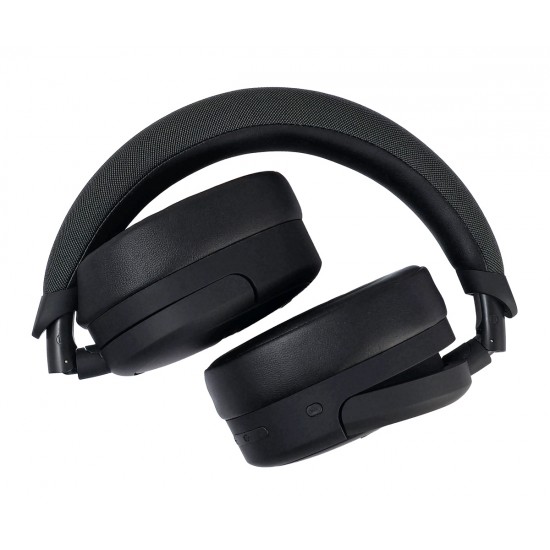 POWERTECH headphones PT-1462, ενσύρματα & ασύρματα, ANC & ENC, 40mm, 300mAh, μαύρα